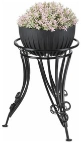 Portafiori 47x43 cm nero