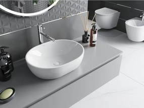 Mexen Viki lavandino da appoggio 48 x 35 cm, bianco - 21054800