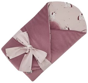 EKO - Coperta fasciante in cotone UNICORN 75x75 cm