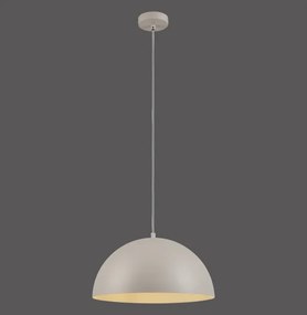 Schöner Wohnen 11728-39 - Lampadario a sospensione ALI con cavo, 1xE27/25W/230V, Ø 38 cm, grigio