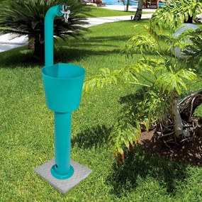 Fontana da Giardino con Rubinetto e Secchio Belfer 42/ARC Cactus Ruggine...