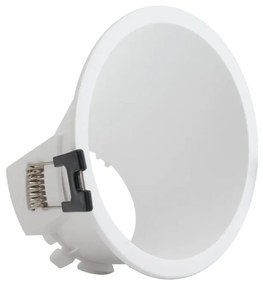 Faretto da Incasso Rotondo Policarbonato Foro Ø85mm Luce Asimmetrica per GU10