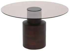 Tavolino da Caffè DKD Home Decor Cristallo Legno di mango 80 x 80 x 40 cm