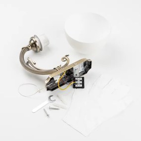 Brilagi - Applique CLASSIC 1xE27/60W/230V ottone