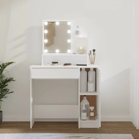 Toeletta Con Led Bianca 86,5x35x136 Cm /