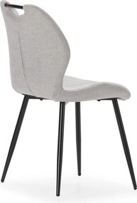 Set di 4 sedie da pranzo grigio chiaro Muli - Marckeric