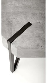 Tavolino EMILY 42x110 cm calcestruzzo