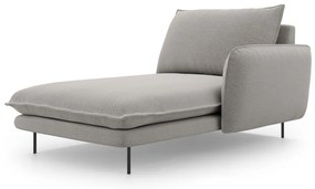 Poltrona lounge grigio chiaro, angolo destro Vienna - Cosmopolitan Design