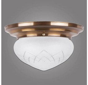 Kemar RI/PL/S/M - Plafoniera RINAMA 1xE27/100W/230V ottone