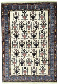 Sirjan Tappeto 200x140 Beige (Iran) Annodato A Mano