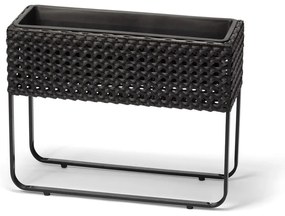 Vaso da giardino nero Magnolia - Bonami Essentials