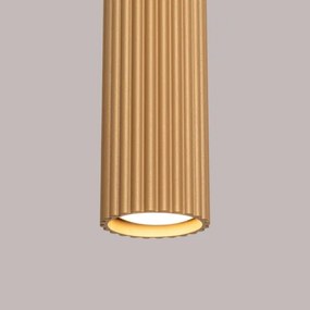 Sollux SL.1554 - Lampadario a sospensione con filo KARBON 1xGU10/10W/230V oro
