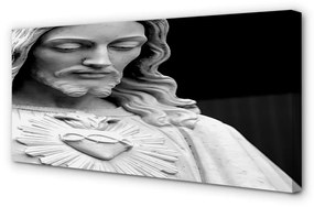 Stampa quadro su tela Gesù monumento 100x50 cm