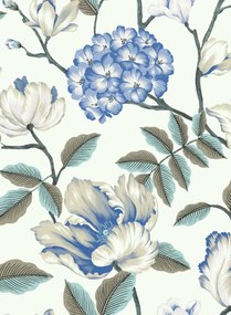 Coordonne Carta da parati Morning Garden - Indigo