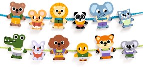 Gioco motorio di infilare - Amici animali