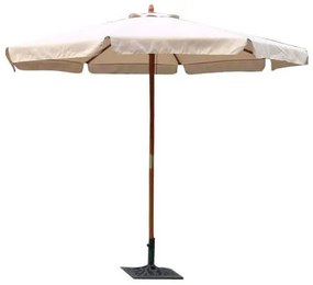 VICTOR - ombrellone da giardino palo centrale in legno