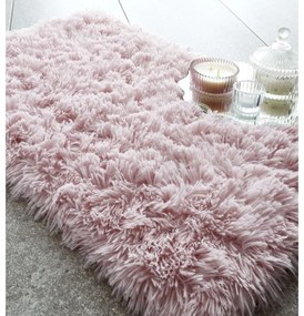 Tappetino da bagno rosa 80x50 cm Cuddly - Catherine Lansfield