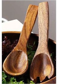 Posate da insalata in legno di acacia Socorro - Premier Housewares