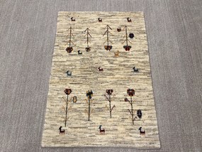 Gabbeh Tappeto persiano 120 x 80 Beige (Iran) Annodato A Mano
