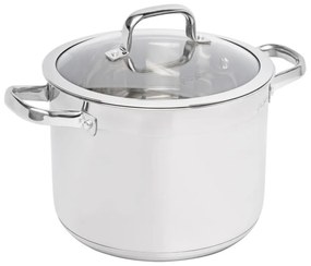 Lamart - Pentola con coperchio 24 cm in acciaio inox