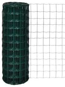 Recinzione Euro İn Acciaio 25x1,7 M Verde /