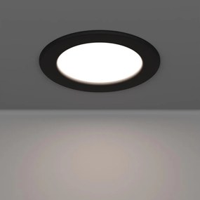 Eglo 901413-LED Lampada da incasso per controsoffitto per bagno FUEVA LED/6,3W/230V Ø 11,9 cm IP44 nero