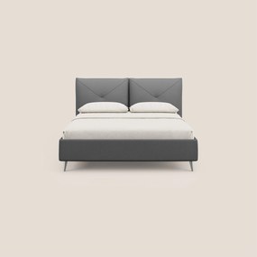 Adone letto imbottito contenitore a doppia pannellatura in bouclet impermeabile T07