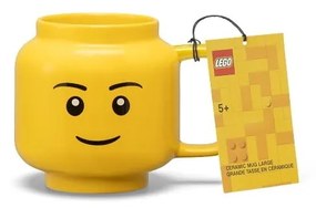 Tazza per bambini in ceramica gialla 530 ml Head - LEGO®