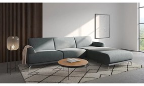 Divano angolare grigio chiaro, angolo destro Puzo - MESONICA