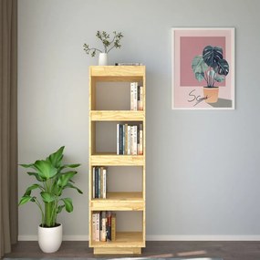 Libreria/divisorio 40x35x135 cm in legno massello di pino