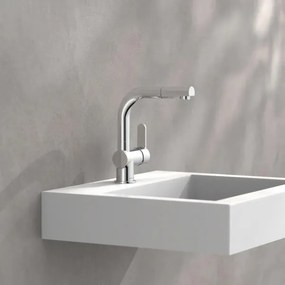 Schütte 79710 - Rubinetto per lavello LONDON con doccetta estraibile, finitura cromata lucida