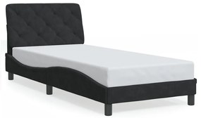 Giroletto Con Luci Led Nero 80x200 Cm İn Velluto /