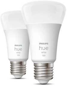 SET 2xLED Lampadina Dimmerabile Philips Hue WHITE E27/9,5W/230V 2700K