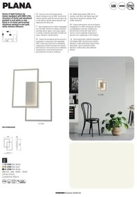 Redo 01-2314 - Lampadario dimmerabile sospeso a cavo PLANA LED/60W/230V dorato