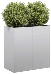 Fioriera 80x40x80 Cm İn Acciaio Zincato /