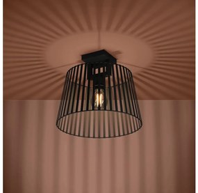 Eglo 390001 - Plafoniera BOGOTA 1xE27/40W/230V nero