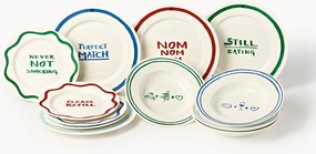 Servizio di piatti in porcellana Tutti con motivo decorativo, 4 persone, set da 12