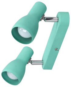 Luce Spot PICARDO 2xE14/40W/230V turchese