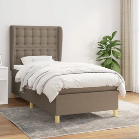Giroletto A Molle Con Materasso Tortora 100x200 Cm İn Tessuto /