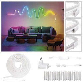 RGBIC Striscia LED dimmerabile GoSmart LED/33W/230V 5 m Wi-Fi Tuya