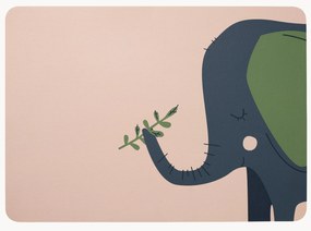 Set di 2 tovagliette americane Leo Emma Elefant