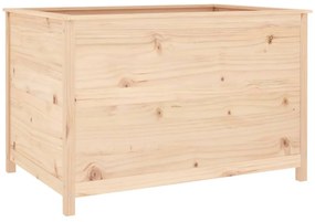 Fioriera Rialzata Giardino 119,5x82,5x78cm Legno Massello Pino