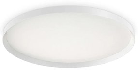 Plafoniera Moderna Fly Alluminio-Materie Plastiche Bianco Led 65W 4000K D90Cm