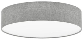 Plafoniera bianca/grigia con paralume in tessuto PASTERI – EGLO