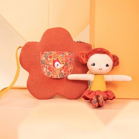 Lilliputiens - Borsetta a forma di fiore con bambola Adele