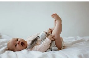 Moonie - Amico di coccole con una melodia e luce coniglietto argento