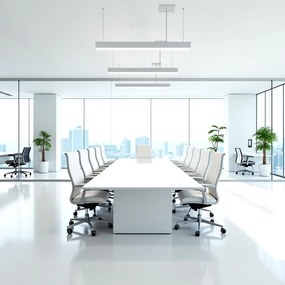 Lampada Lineare LED Sospesa 42W 120cm Bianco CCT con driver Philips Colore Bianco Variabile CCT