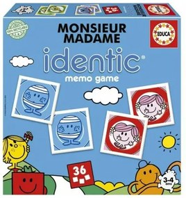 Gioco Educativo Educa Monsieur Madame Identic (FR)