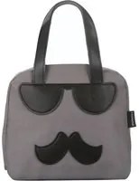 Borsa termica porta pranzo baffi grigio 6,5 L Cooler