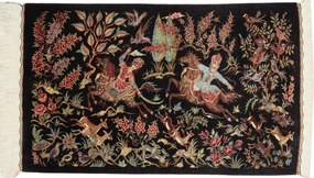 Ghom Tappeto persiano 50 x 90 (Iran) Annodato A Mano